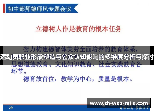 运动员职业形象塑造与公众认知影响的多维度分析与探讨